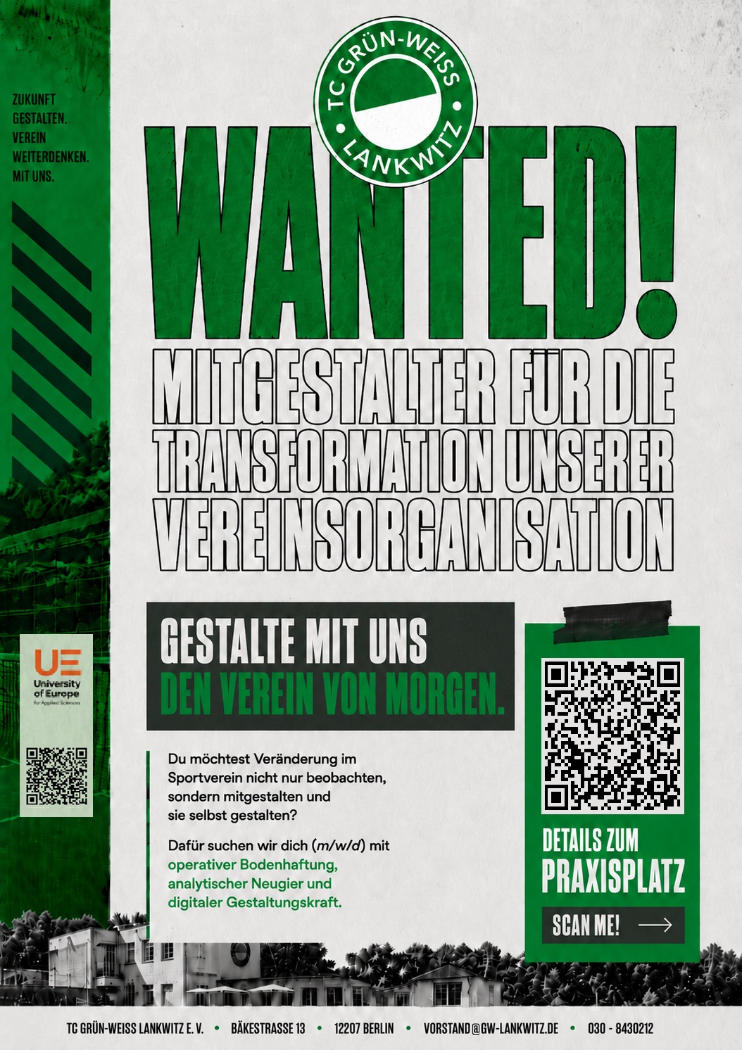 GWL x UE Praxisplatz Poster